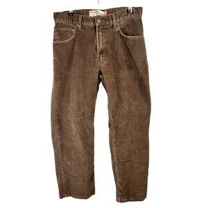 Levi's 559 Relaxed Straight Brown Corduroy Chino Pant 32 x 32 Skate Hipster